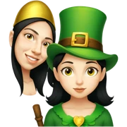 Celebratory Leprechaun sticker