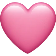 Pink heart sticker