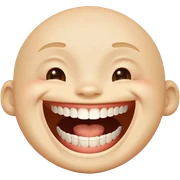 Laughing sticker