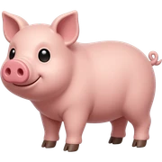 Pig sticker