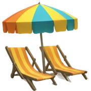 beach umbrella sticker