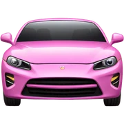 Pink car sticker