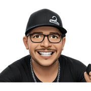 smiling boy in black shirt sticker