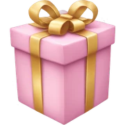 Pastel pink gift sticker