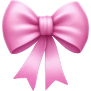 Pink bow  sticker