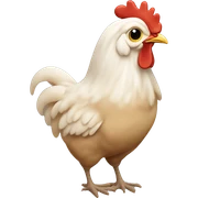 Chicken ￼ sticker