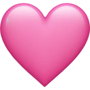 pink heart sticker