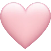 Light pink heart sticker