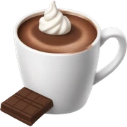 Hot chocolate sticker
