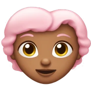 Baby pink heart sticker