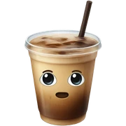 iced coffee sticker