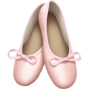 Pale pink ballet shoes sticker