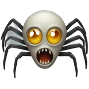 scary spider sticker