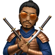 Vigilant Samurai sticker