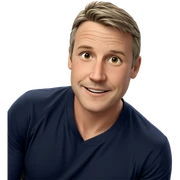 smiling boy in casual attire sticker