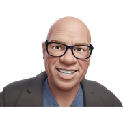 smiling boy in glasses meme sticker