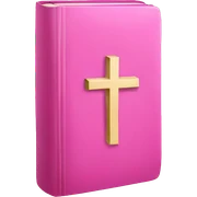 Pink bible sticker