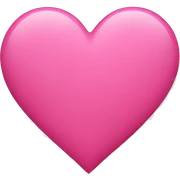 Pink heart  sticker