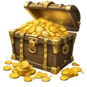 treasure chest sticker