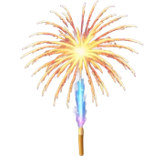 Fireworks sticker