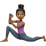 Girl doing pilates  sticker