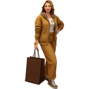 girl in outdoor fashion sticker