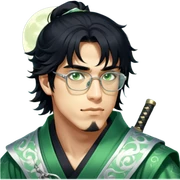 Moonlit Samurai sticker