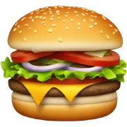 Hamburger  sticker
