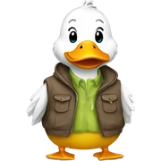 Duck wear sticker