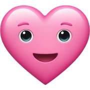 Pink heart  sticker