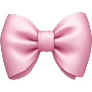 pastel pink bow sticker