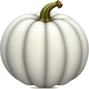 White pumpkin  sticker