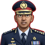 military boy in uniform sticker