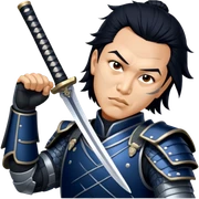 Warrior Samurai sticker