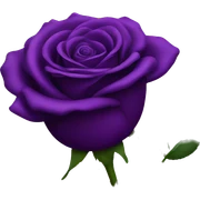 Deep purple rose sticker