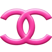 pink chanel sign sticker