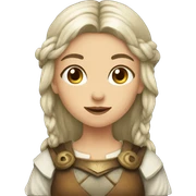 medieval gamer girl sticker