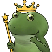 Frog sticker