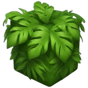 Jungle leaves cube sticker