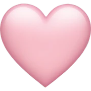 light pink heart  sticker