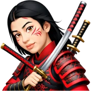 Daring Samurai sticker
