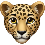 Leopard heart  sticker