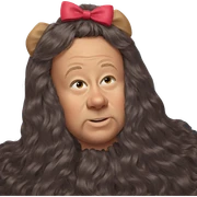 boy with hair bow sticker