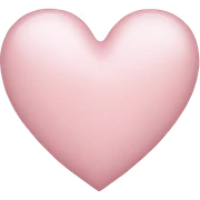 Light pink heart sticker
