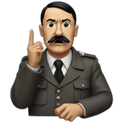 Hitler smoke sticker
