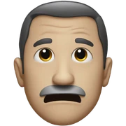Scary man  sticker