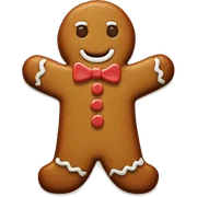 Gingerbread cookie sticker