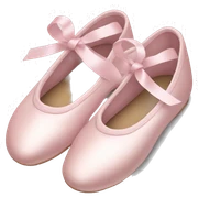 Pale pink ballet shoes sticker