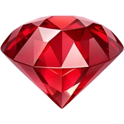red gem sticker