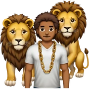 Some Chains and a separate lion sticker